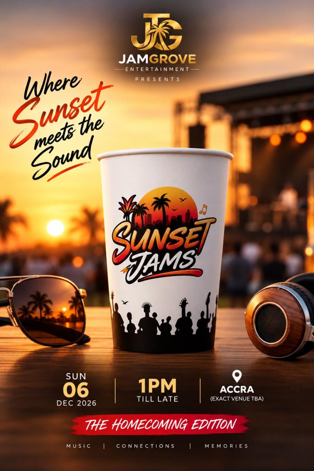 Sunset Jams — save the date